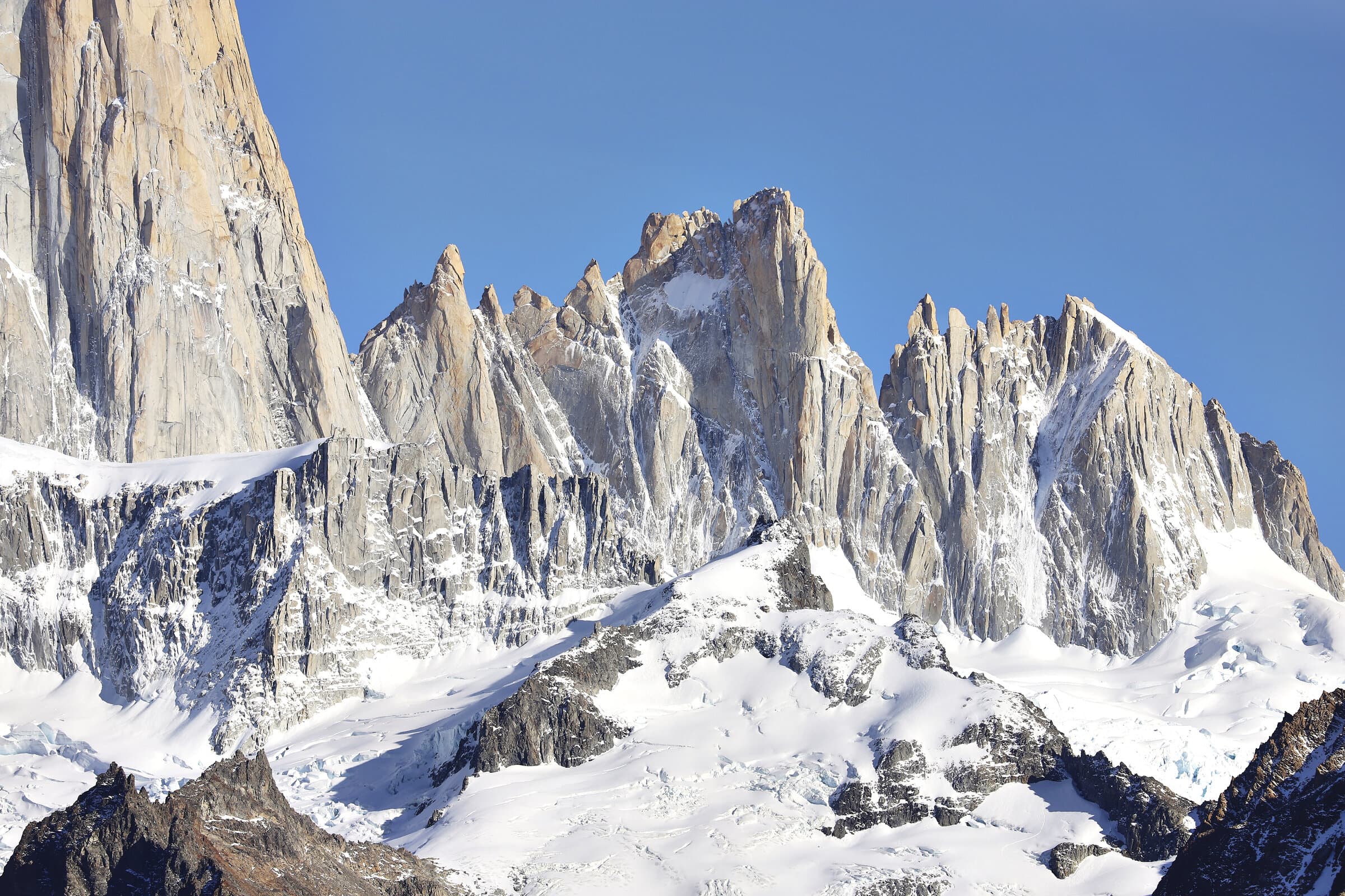 Fitz Roy massif close-up
